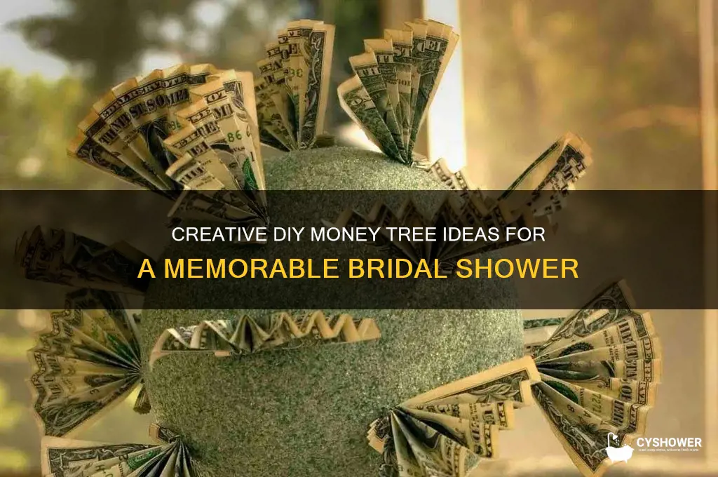 how to make a bridal shower money tree