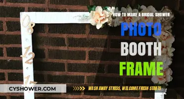 DIY Bridal Shower Photo Booth Frame: Easy Crafting Guide