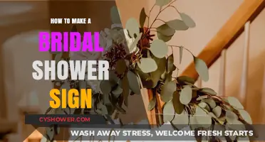 DIY Bridal Shower Sign: Creative Ideas for a Personalized Celebration