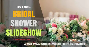 Create a Memorable Bridal Shower Slideshow: Tips and Tricks
