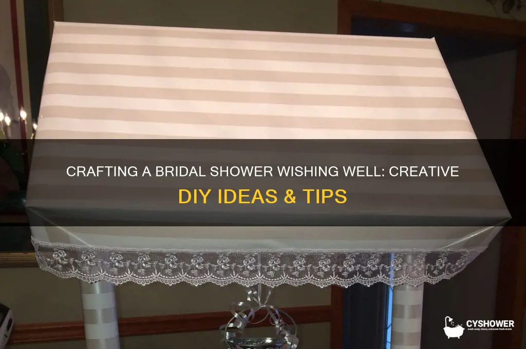 how to make a bridal shower wishing well