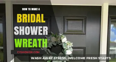 Crafting a Stunning Bridal Shower Wreath: Easy DIY Guide