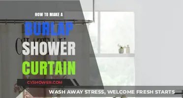 Crafting a Rustic Burlap Shower Curtain: DIY Guide for Beginners