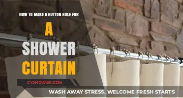 Easy DIY Guide: Creating Perfect Buttonholes for Shower Curtains