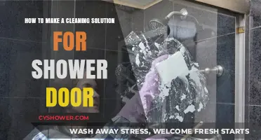 Effective DIY Cleaning Solution for Sparkling Shower Doors: Simple Steps