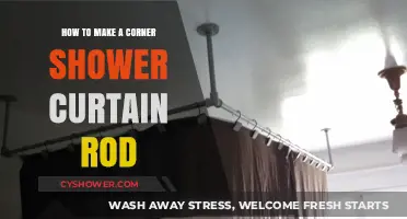 DIY Corner Shower Curtain Rod: Easy Installation Guide for Small Bathrooms