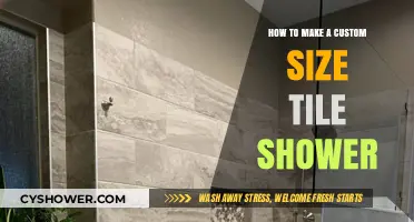 Crafting Your Perfect Shower: A Guide to Custom Tile Sizing
