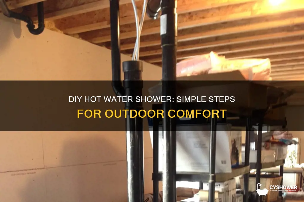 how to make a diy hot water shower