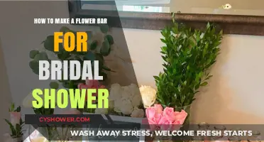 Create a Stunning Flower Bar for Your Bridal Shower Celebration