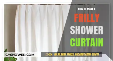 DIY Frilly Shower Curtain: Easy Steps to Add Elegance to Your Bathroom