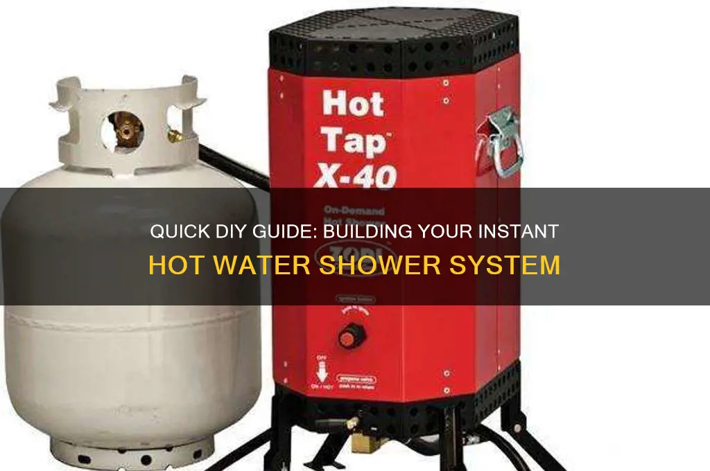 how to make a instant hot water shower