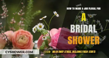 Crafting Elegant Jar Florals for Your Bridal Shower Decor