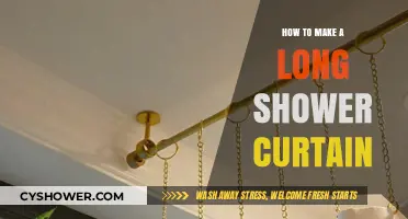 DIY Guide: Crafting a Custom Long Shower Curtain Easily
