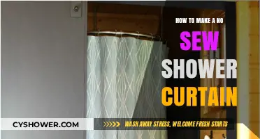 Easy DIY No-Sew Shower Curtain: Quick, Creative, and Customizable!