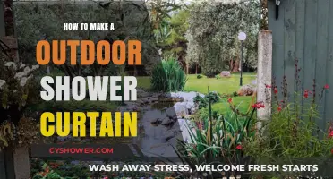 DIY Outdoor Shower Curtain: Easy Steps for Privacy and Style