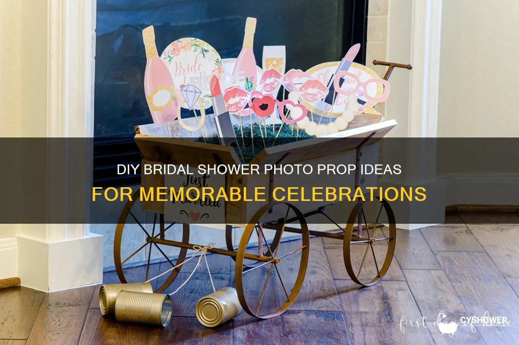how to make a photo prop for bridal shower