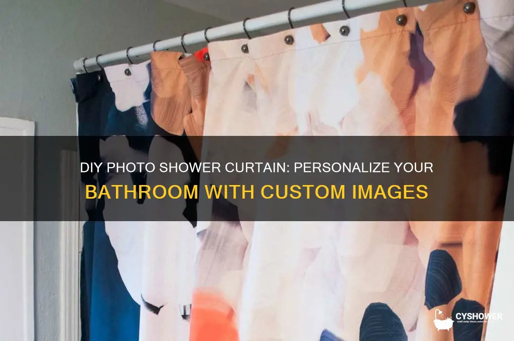 how to make a photo shower curtain
