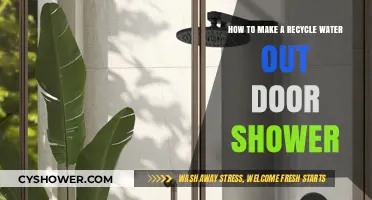 Eco-Friendly Outdoor Shower: Recycle Water for Sustainable Refreshment
