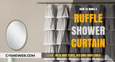 DIY Ruffle Shower Curtain: Easy Steps to Create a Chic Bathroom Look