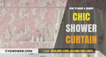 Crafting a Shabby Chic Shower Curtain: DIY Vintage Bathroom Charm