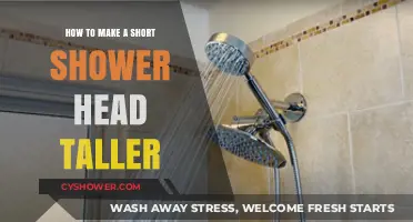 Easy DIY Shower Head Extension: Add Height for Comfortable Showers