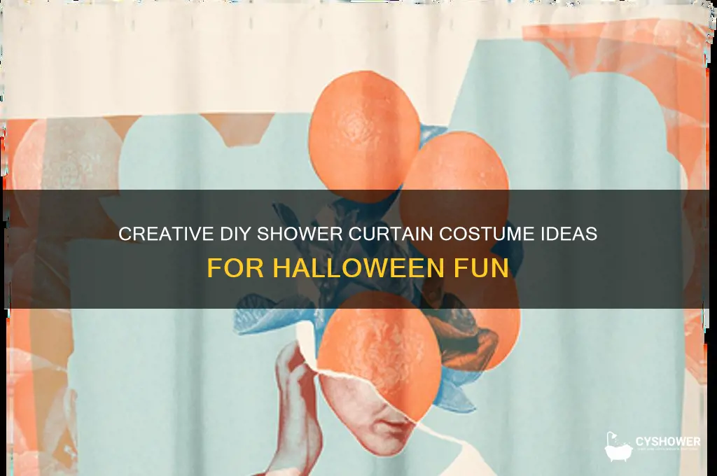 how to make a shower curtain costume
