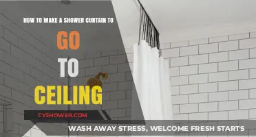 DIY Ceiling-Height Shower Curtain: Easy Customization Guide