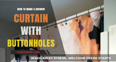 DIY Shower Curtain: Easy Steps to Add Buttonholes for a Perfect Fit