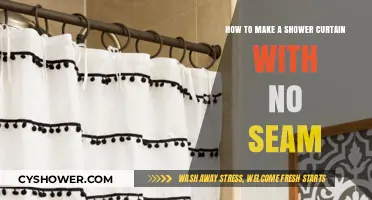 DIY Seamless Shower Curtain: Easy No-Sew Guide for Beginners