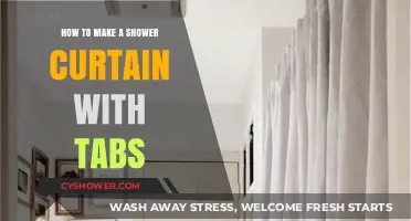 DIY Shower Curtain with Tabs: Easy Step-by-Step Guide