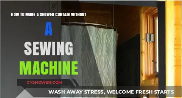 DIY No-Sew Shower Curtain: Easy, Creative, and Machine-Free Solution