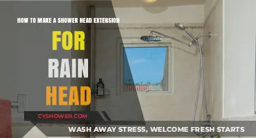 DIY Shower Head Extension: Enhance Your Rain Shower Experience Easily