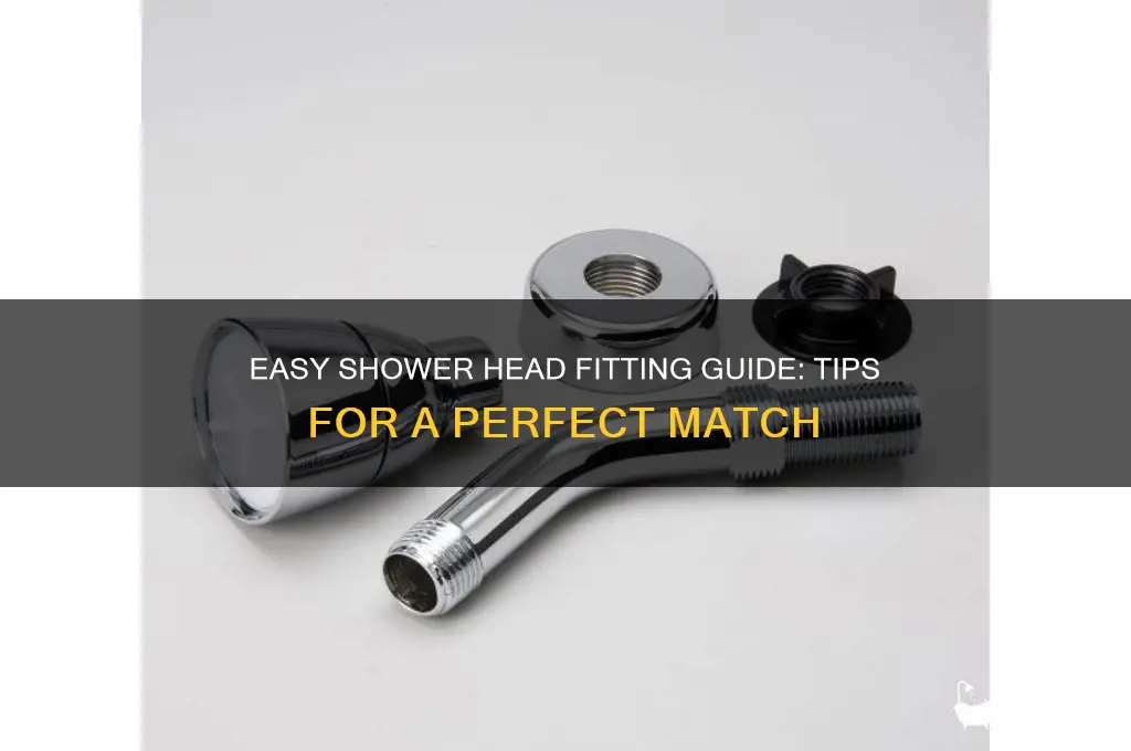 how to make a shower head fit