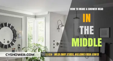 Centered Shower Bliss: DIY Guide to Installing a Mid-Shower Head