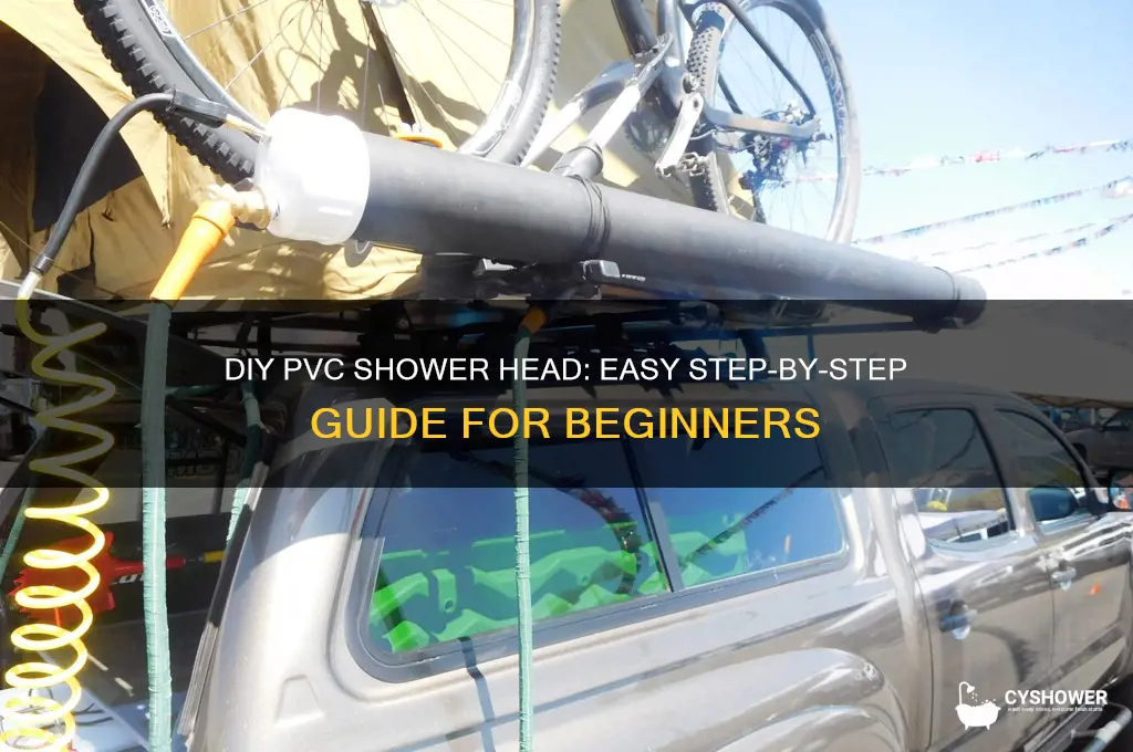 how to make a shower head out of pvc