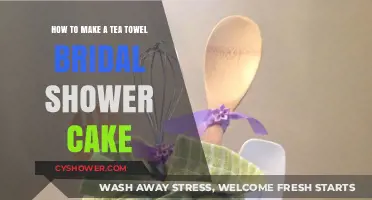 Creative Tea Towel Bridal Shower Cake: A Unique DIY Guide
