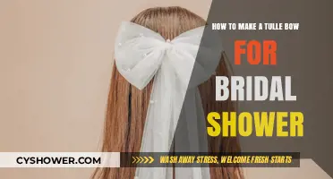 Elegant Tulle Bow Tutorial: Perfect DIY Bridal Shower Decor Idea
