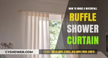 DIY Waterfall Ruffle Shower Curtain: Easy Step-by-Step Guide