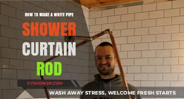 DIY White Pipe Shower Curtain Rod: Easy Installation Guide