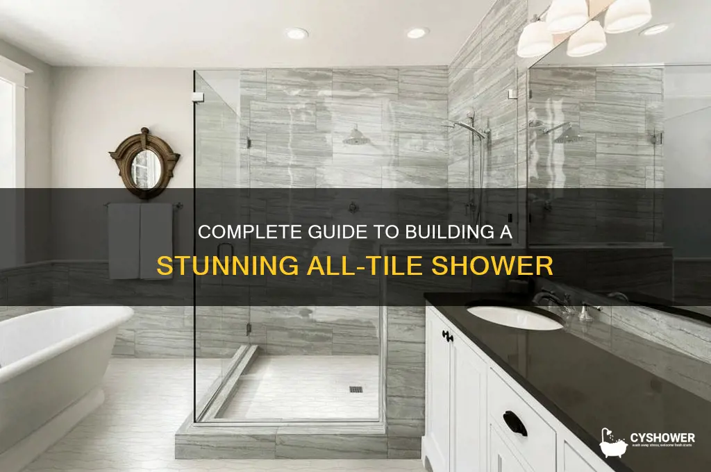 how to make all tile shower