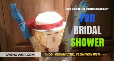 Crafting a Charming Ironing Board Lady for Your Bridal Shower