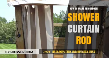 DIY Outdoor Shower Curtain Rod: Easy Installation Guide