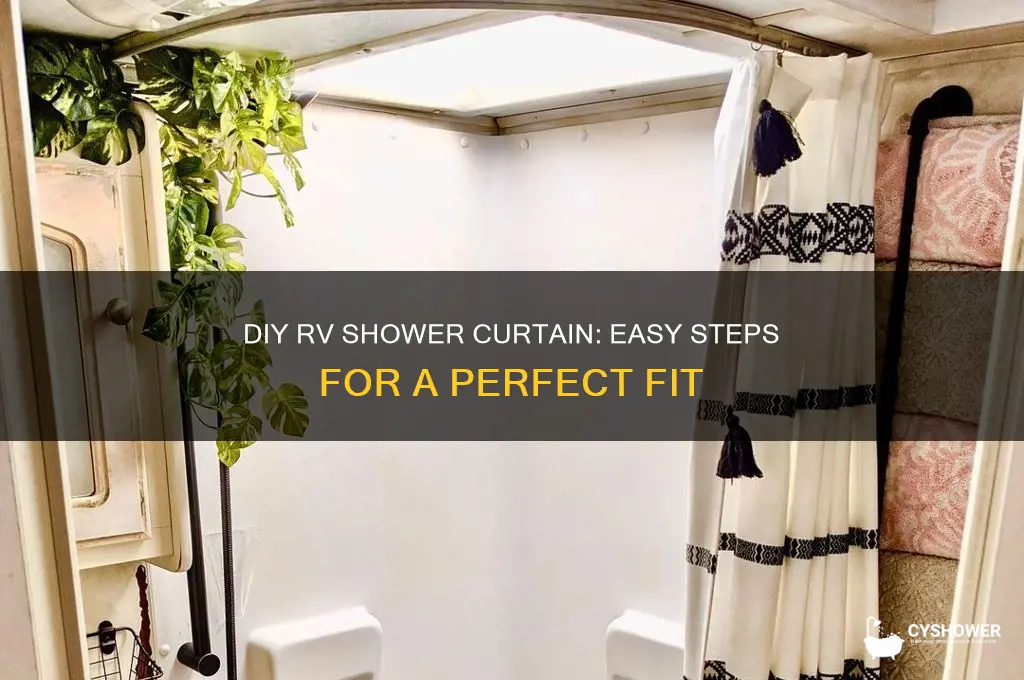 how to make an rv shower curtain