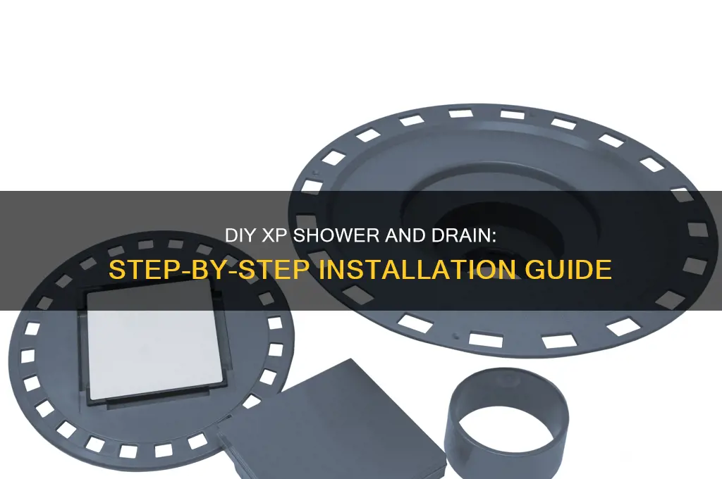 how to make an xp shower and drain