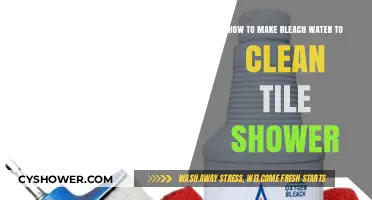 Effective DIY Bleach Water Solution for Cleaning Tile Showers