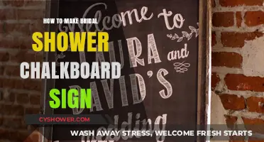 DIY Bridal Shower Chalkboard Sign: Creative Ideas and Easy Steps