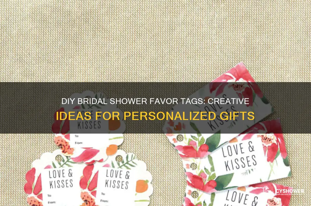 how to make bridal shower favor tags