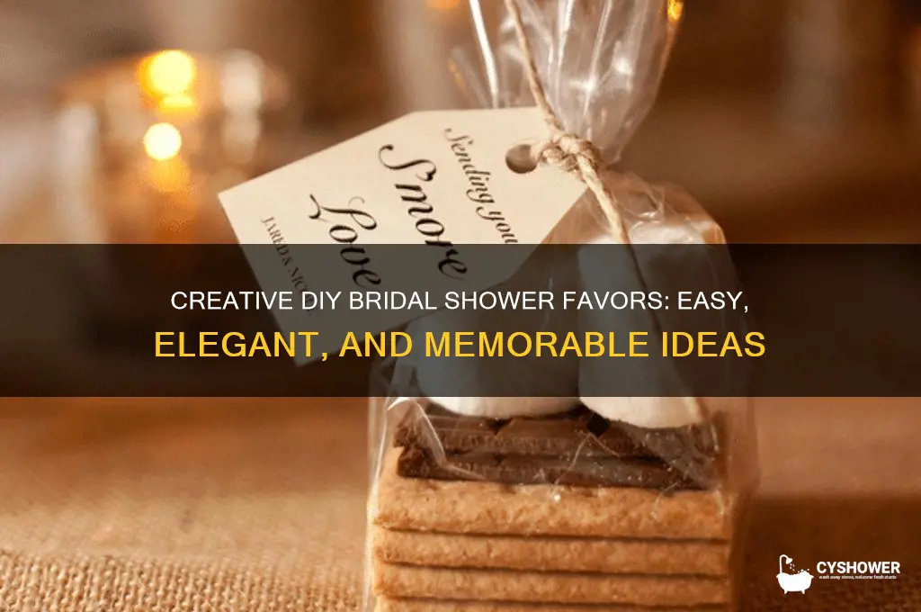 how to make bridal shower favors