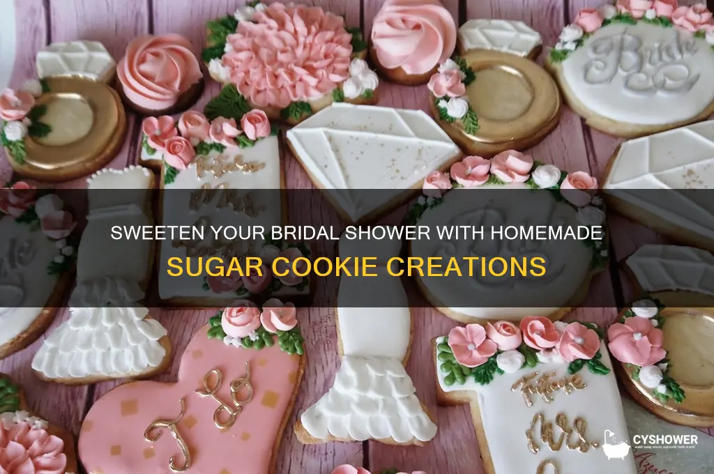 how to make bridal shower sugar cookies