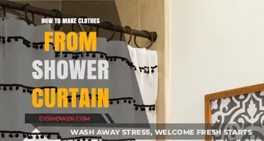 Creative Upcycling: Transforming Shower Curtains into Unique DIY Clothing
